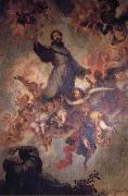 Francisco de Herrera the Younger Stigmatization of St.Francis oil painting